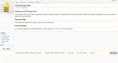 Desktop Screenshot of childabusewiki.org