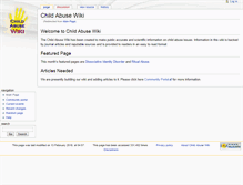 Tablet Screenshot of childabusewiki.org